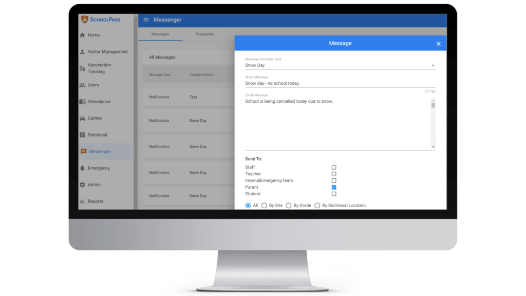 School pass school visitor management system